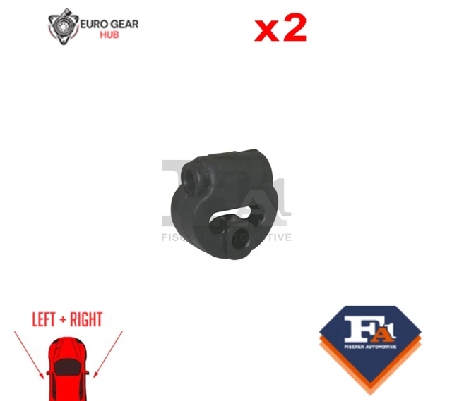 Support Silencieux FA1 234-954 - Compatible Citroën C3, C2, Peugeot 1007 - Pièce Auto Métal Zingué