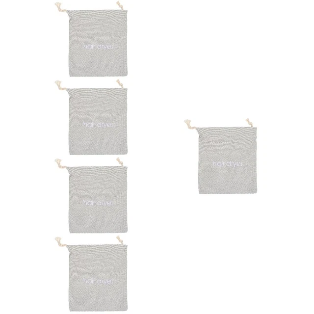 5 PIEZAS secador de aire caja de secador de pelo bolsa de almacenamiento joyería para el cabello bolsa de cosméticos