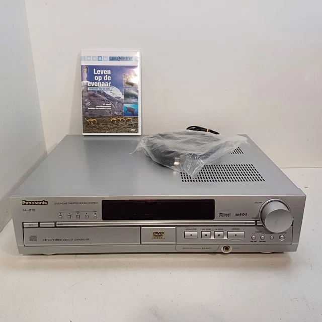 PANASONIC SAHT70 DVD Home Theater System 5DVD/CDChanger (!) TESTED RDS AM/FM! EUR 74,95