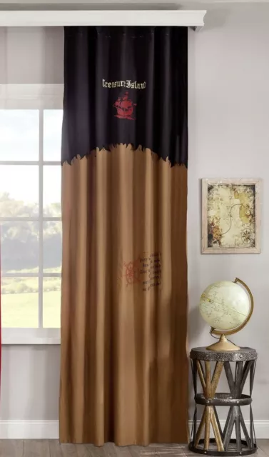 Cilek Black Pirate Gardine Curtain Güneşlik Pirate - 140x260 Cm