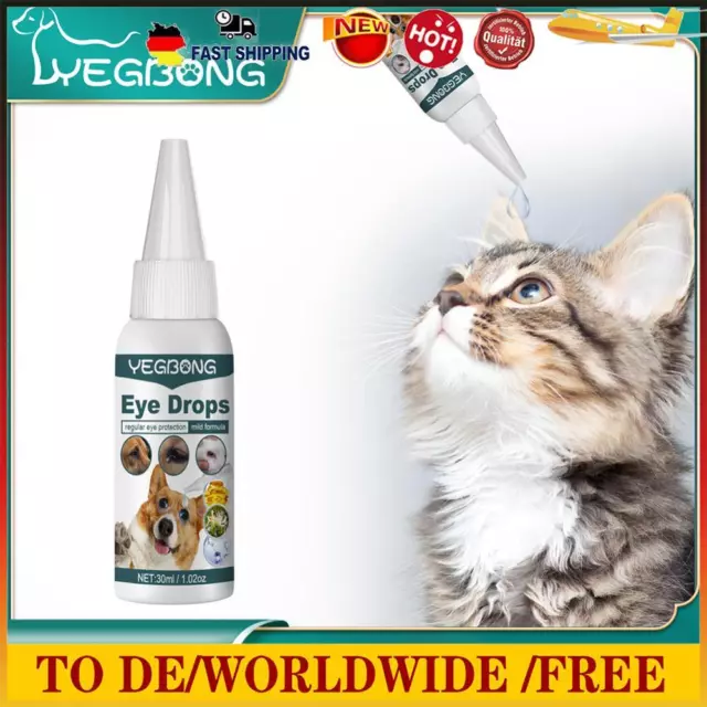 30ml Pet Eye Drops Effective Cat Eyes Bactericidal Drop Pet Eye Care Products