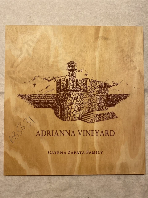 1 Panel de Madera de Vino Adrianna Viñedo Vintage CAJA LATERAL 3/23 696
