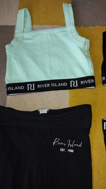 Girls Age 5-6 Years RIVER ISLAND Sports/Gym Bundle 3 Tops & 3 Leggings 3