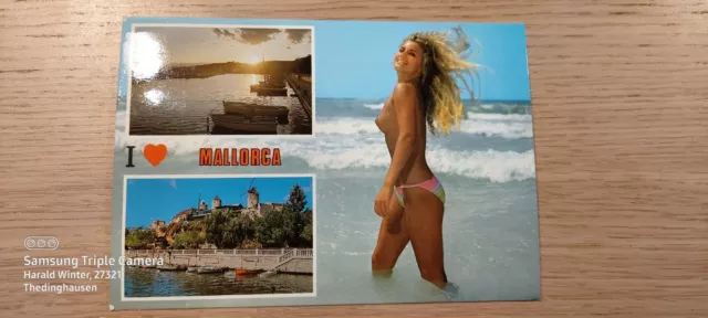 Postkarte Mallorca Mittelmeer 10.05.1988 gel_