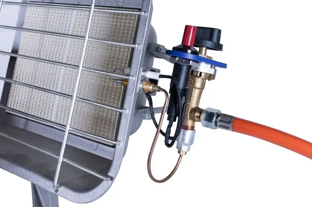 Güde 17306 GHS 4200PIEZO Gasheizstrahler Zeltheizung Außenheizer 4,4 kW 3