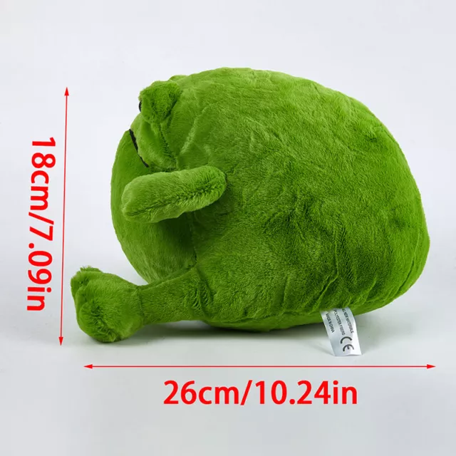 18cm Kawaii Frog Plush Toy Soft Stuffed Animal Doll Lovely Fat Frog Doll Toys 3