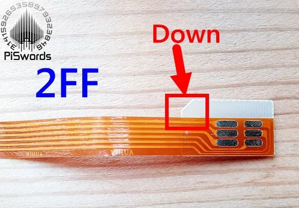 Convertisseur de carte SIM 2 FF - 3 FF 4FF micro nano extension de câble souple adaptateur 148 mm 2