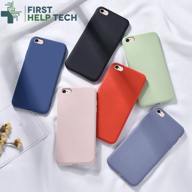 Liquid Silicone Case For iPhone SE 2020 / 7 / 8 Luxury Thin Soft Phone Cover New