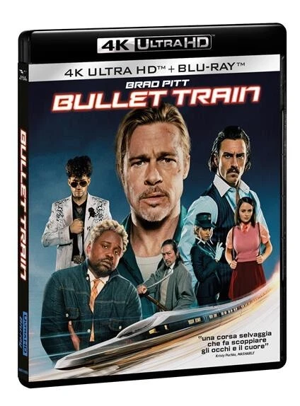 BULLET TRAIN (BRAD Pitt). 4K Ultra HD (2022) 2 Blu Ray EUR 24,90