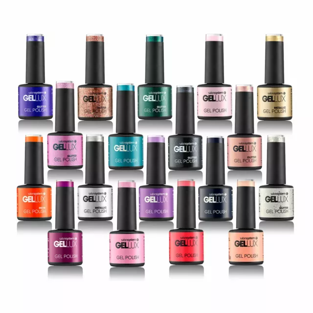 Mini esmalte de gel Gellux System Gellux 8 ml - todos los colores disponibles