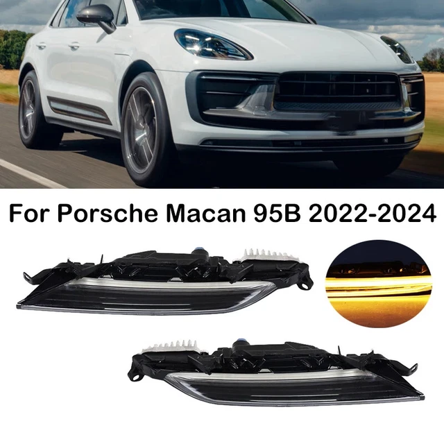 Left Front Bumper Fog Light Cover For Porsche Macan 95B (2014–2018) – OEM-Style ABS