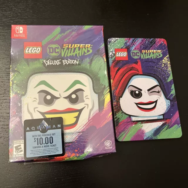 LEGO DC Super-Villains Deluxe Edition Nintendo Switch New Sealed & Steelbook !!!
