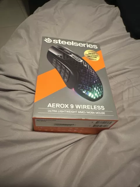 SteelSeries Aerox 9 Wireless Optical Gaming Mouse - Black (62618)