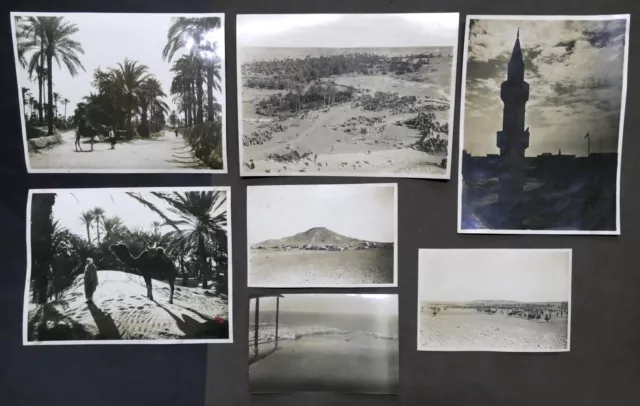 Lotto 7 fotografie oasi di Gadames e vicinanze - Libia - anni '30