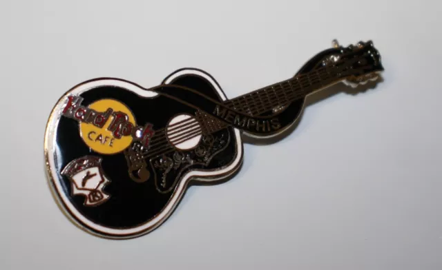 Hard Rock Cafe Memphis Guitar Pin Badge