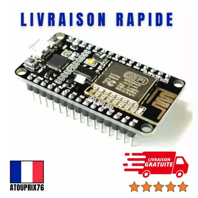 Carte De Développement NodeMcu V3 WIFI - Bluetooth - CP2102 ESP8266 Arduino Lua