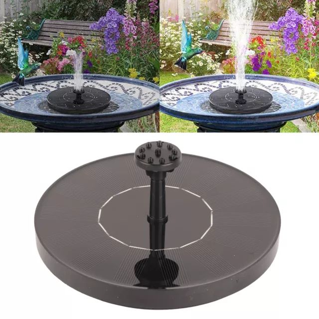 Solar Bird Bath Fountain Pump Oxygen Circulation Multifunctional Solar Water