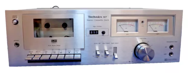 Vintage TECHNICS RS-M7 Stereo Cassette Deck *TESTED* *VIDEO*