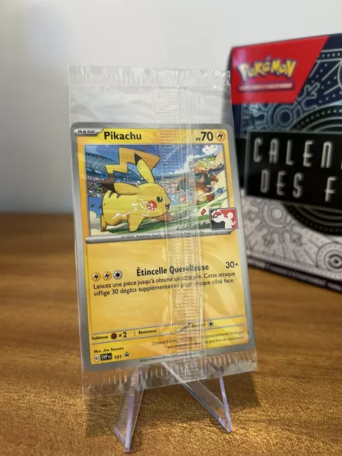 Carte Pokémon Pikachu / Promo SVP 101 / Ligue Neuve Scellé FR / Ultra Rare