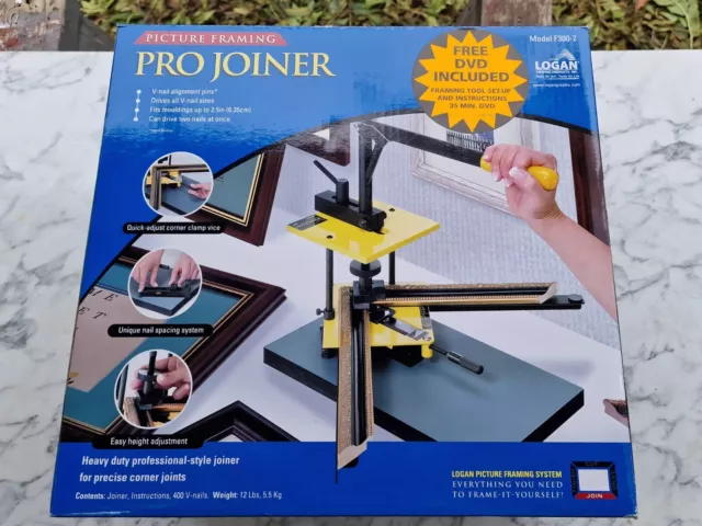Logan F300-2 Pro Joiner : Picture Frame Joiner / Underpinner / V Nailer