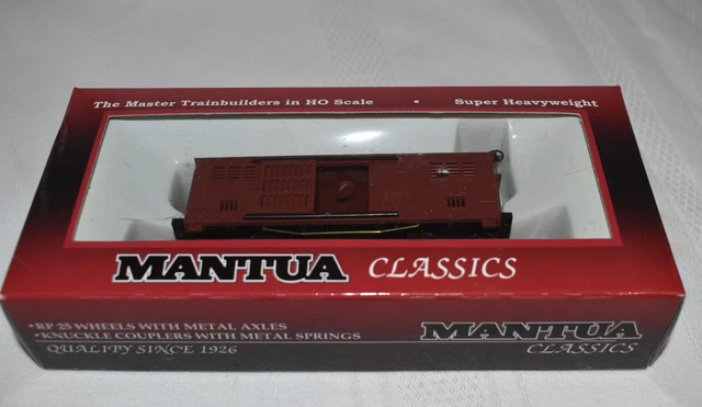 Mantua Ho Scale 722003 Wooden Vintage Freight Car Union Pacific 1860 Horse Car