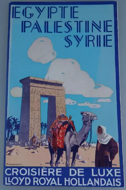 Royal Holland Lloyd: Prospekt "Egypte Paliestine Syrie" 1931 (99152)