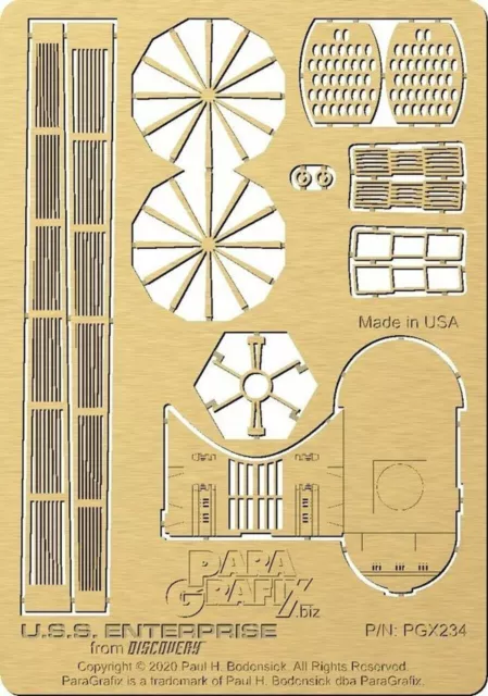 Paragrafix PGX234 - 1/1000 Discovery Enterprise Fotoetch Set für POL973