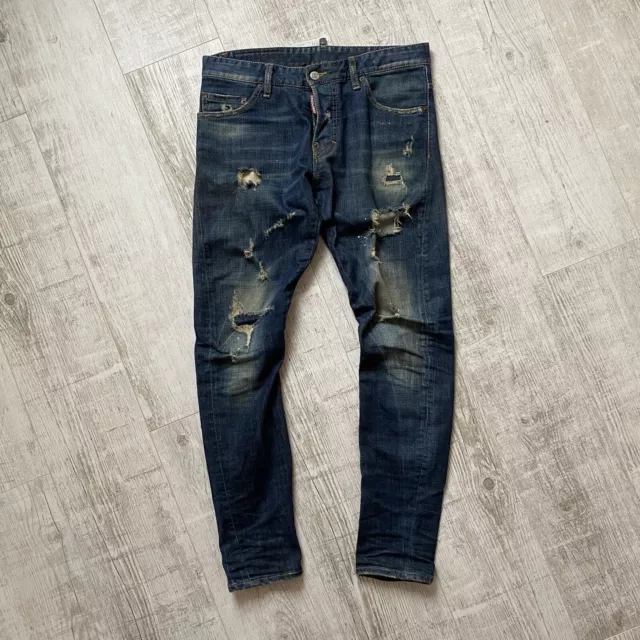 Dsquared2 Denim Rare Men’s Jeans Sexy Twist Size 46 2