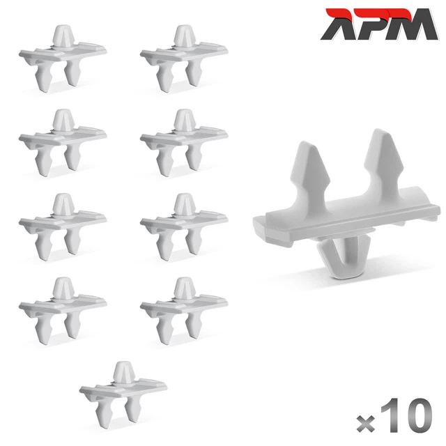 10 Piastre Di Fissaggio In Acciaio Per Mercedes W124 W201 - Morsetti Protezione Radiatore A1235040246
