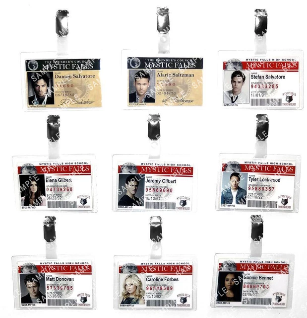 THE VAMPIRE DIARIES Mystic Falls Cosplay Prop Costume Novelty Comic Con