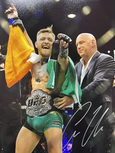 Conor Mcgregor Signed UFC 16x12 Photo