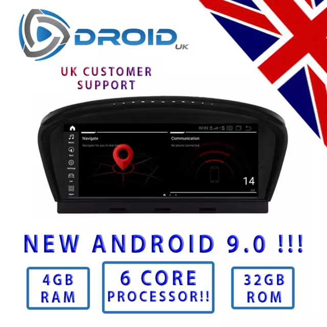 BMW E60 E61 E62 E63 Android 9 6 Core - 4GB - 32GB - 22.4cm 5 6 Serie ID7