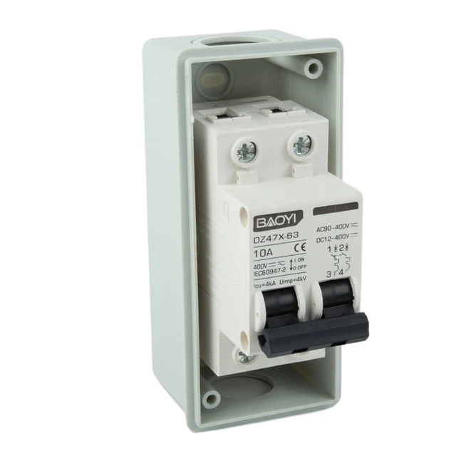 INTERRUTTORE-SPINA COMBINAZIONE DKLD DZ08-2 230V Con Sportello Di Emergenza - Stessa Costruzione:KOA2 EUR 32,99 - IT