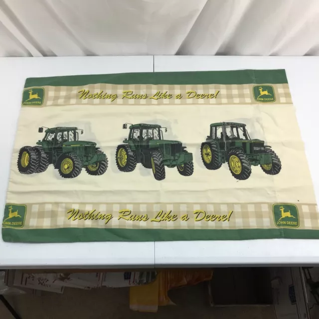 1 John Deer Pillowcase Vintage Bed Pillow Cover Pillow Case Decor Tractor 20x29”