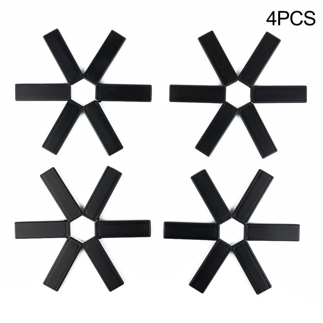 4 Pièces Creative Pliable Chaleur Isolation Patin Anti-dérapant Heat-Insulating