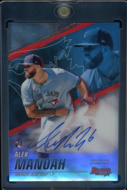 2021 Bowman's Best ALEX MANOAH rookie RC autograph AUTO blue jays