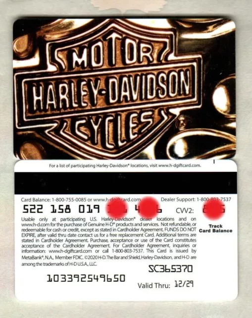 HARLEY-DAVIDSON Classic Logo 2020 Gift Card ( $0 )