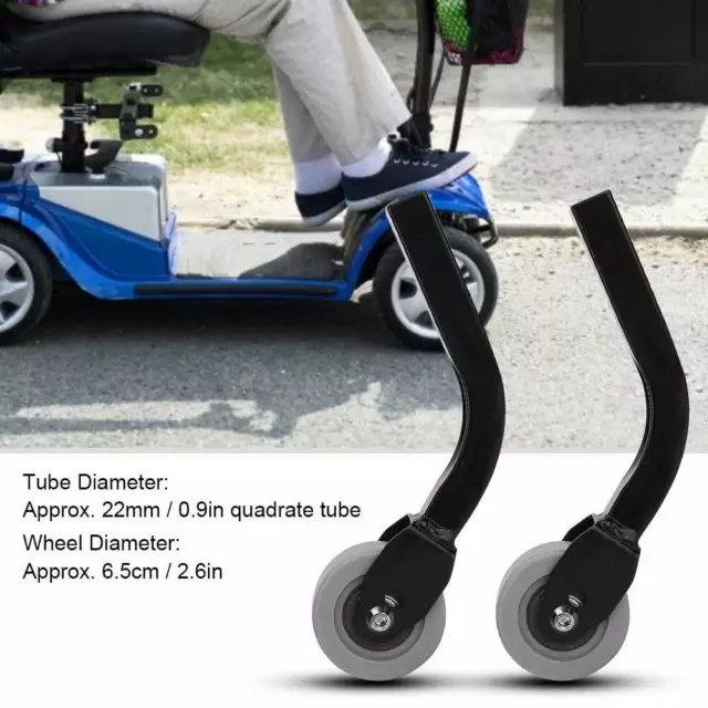 2 piezas rueda trasera universal antideslizante para scooter de movilidad para eléctrico Wh SDS