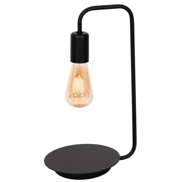 Tischleuchte Petit en Noir Or E27 21 CM Métal Moderne Salon Lampe