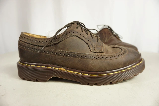 DR MARTENS WINGTIP SHOES (3989) AZTEC RUGGED CRAZY HORSE 7  display picture 1