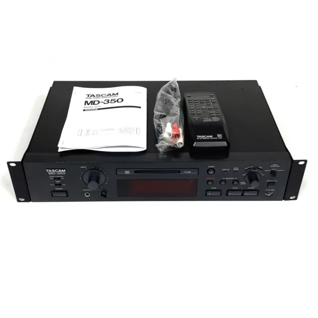 TASCAM MD-350  MD Deck Mini Disc Player Recorder With Genuine Remote Controller