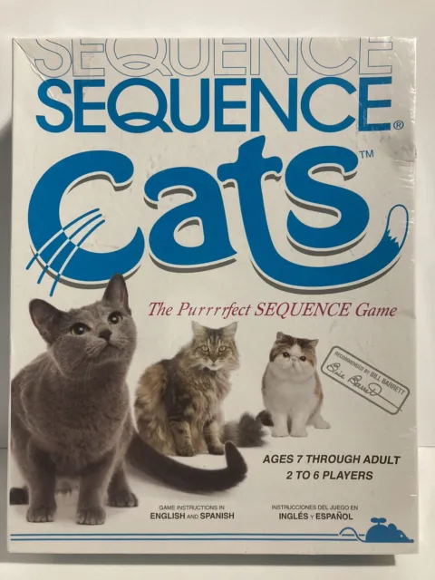 SEQUENCE Cats Game by Jax (NEW, Damaged Box)