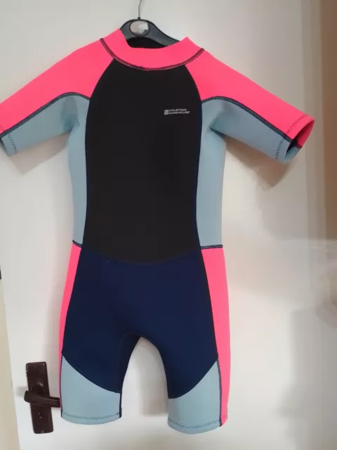 Girls Shortie Wetsuit 11-12 Years Worn Once