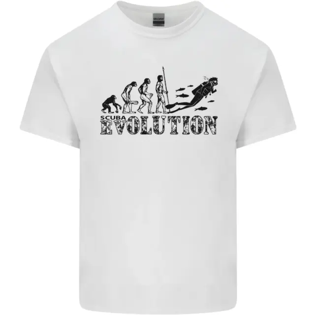 Evolution of a Scuba Diver Diving Funny Mens Cotton T-Shirt Tee Top