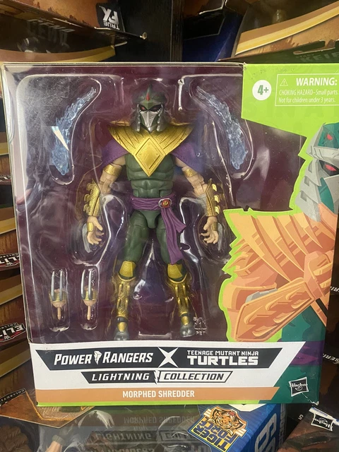 Power Rangers X TMNT Lightning Collection Morphed Shredder Green Ranger MMPR-NEW