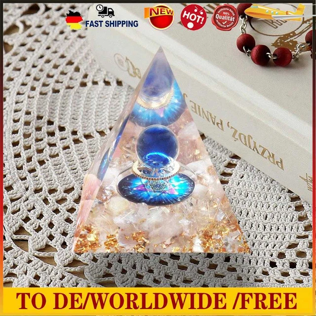 Heilkristalle Chakra Steine Emf Schutz Orgon Pyramide, Positive Energiepyramide,