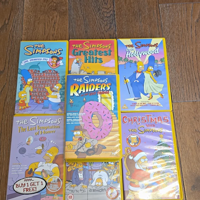 20TH CENTURY FOX The Simpsons PAL VHS Box Set (7) 1998 Animation Comedy ...