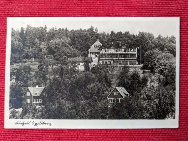 alte Ansichtskarte Kurhaus Apppelsberg, Fränkische Schweiz, gelaufen 1939