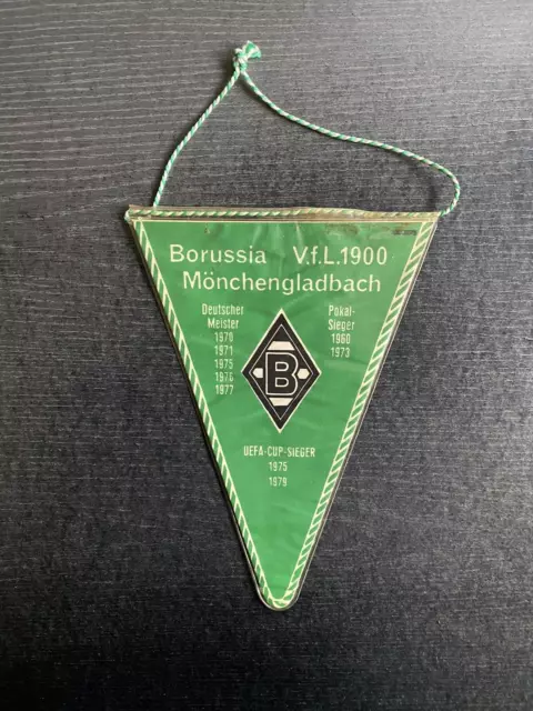 Alter Wimpel Borussia Mönchengladbach - UEFA-Cup-Sieger 1979 - ca. 17 x 25 cm