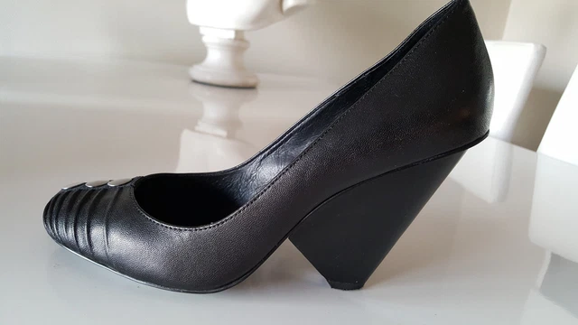chaussure / escarpin femme pointure 39 "miss sixty" cuir noir